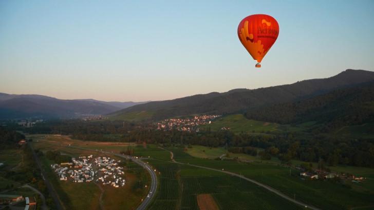 Un ballon en Alsace